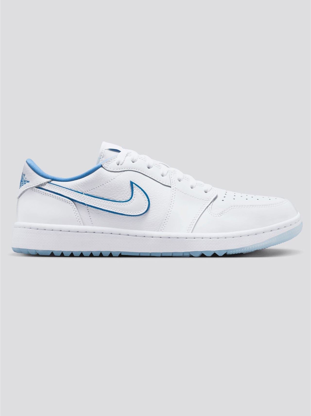 Air Jordan 1 Low Spikeless Golf Shoes White/Legend Blue/Blue Tint