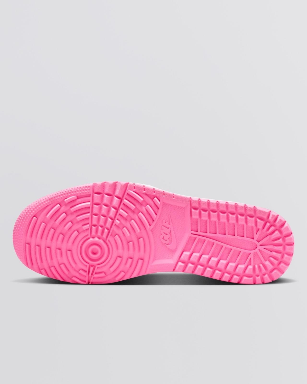 Air Jordan 1 Low Spikeless Golf Shoes White/Sequioa/Light Pumice/Pink Glow
