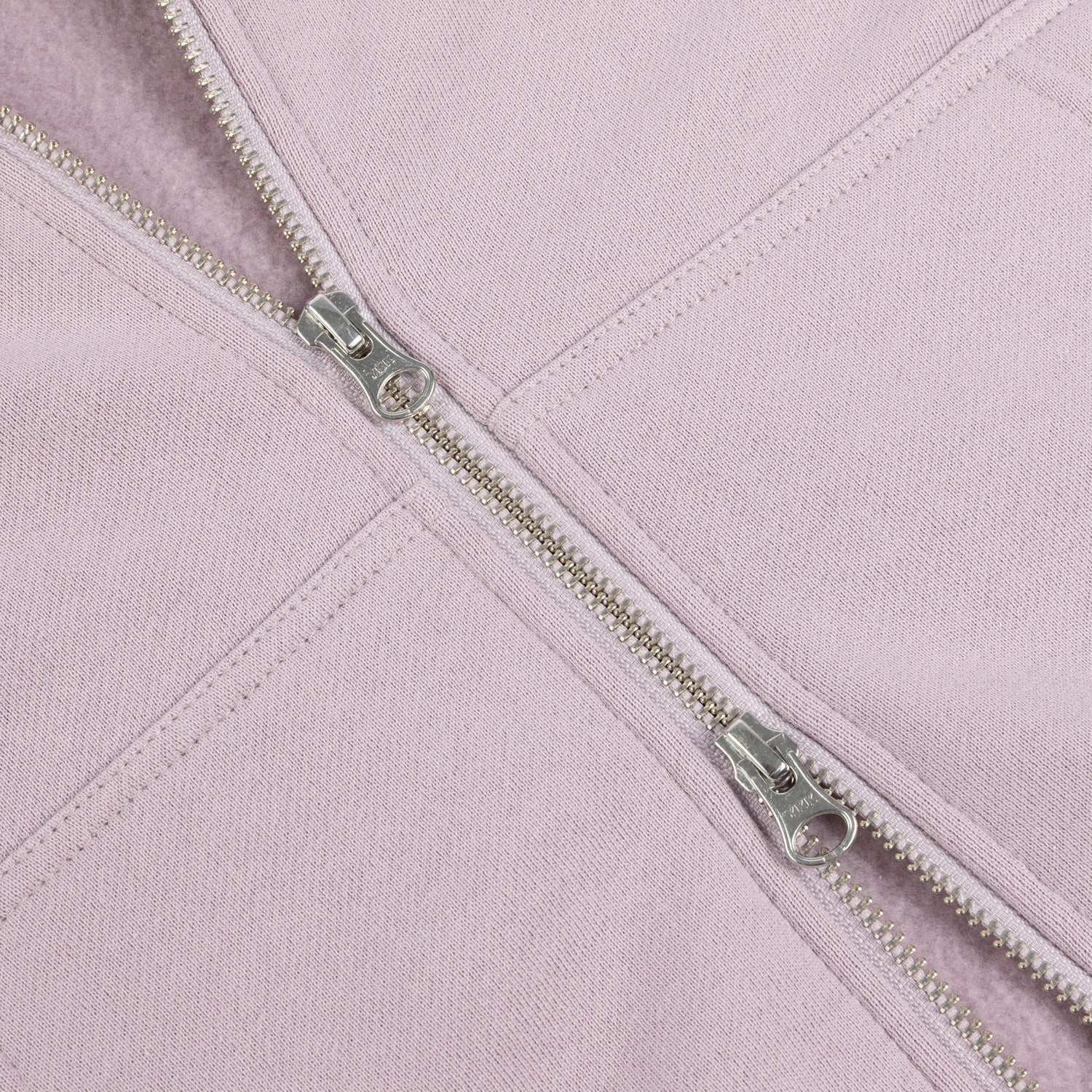 Dime Cursive Small Logo Zip Hoodie Mauve