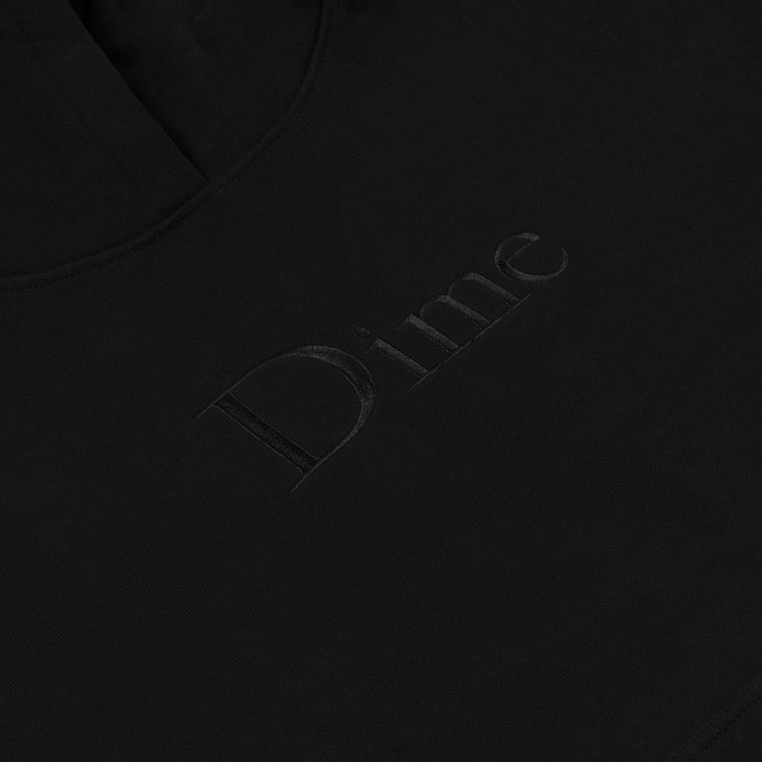 Dime Men Classic Big Logo Hoodie Black