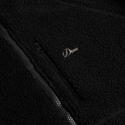 Dime Men Polar Fleece Sherpa Zip Black