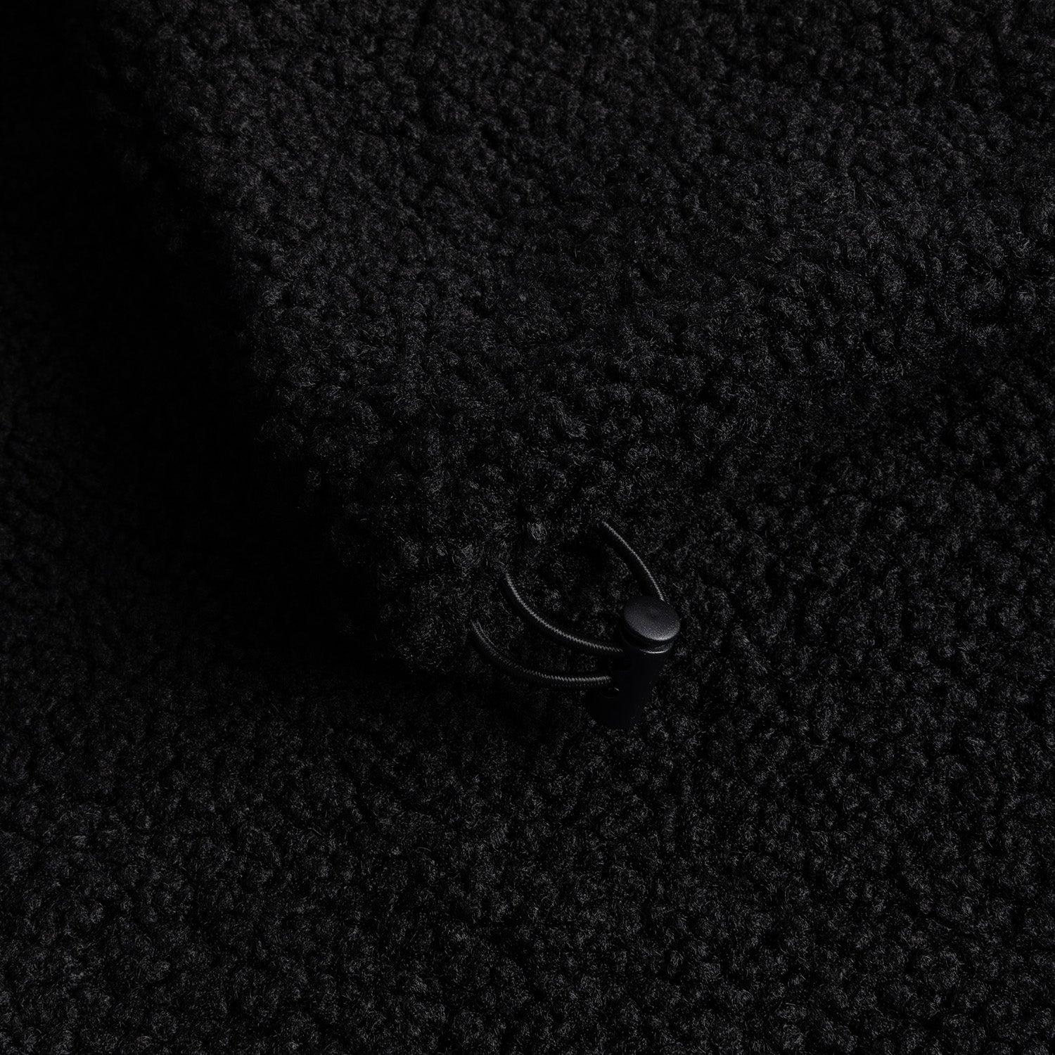 Dime Men Polar Fleece Sherpa Zip Black
