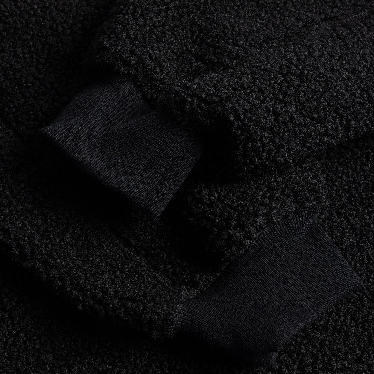Dime Men Polar Fleece Sherpa Zip Black