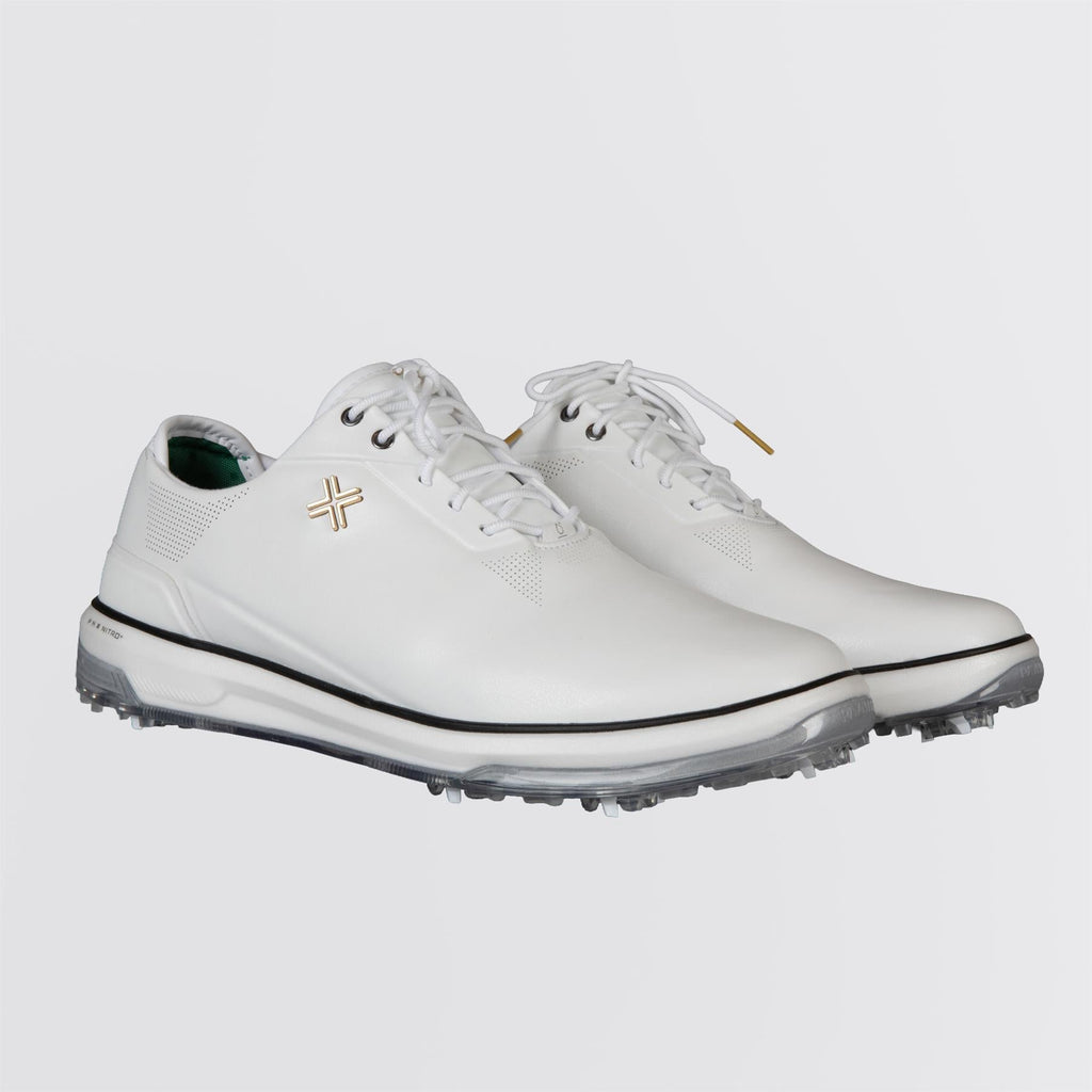 Eighty Seven SC Spiked Golf Shoes White/Black/Gold