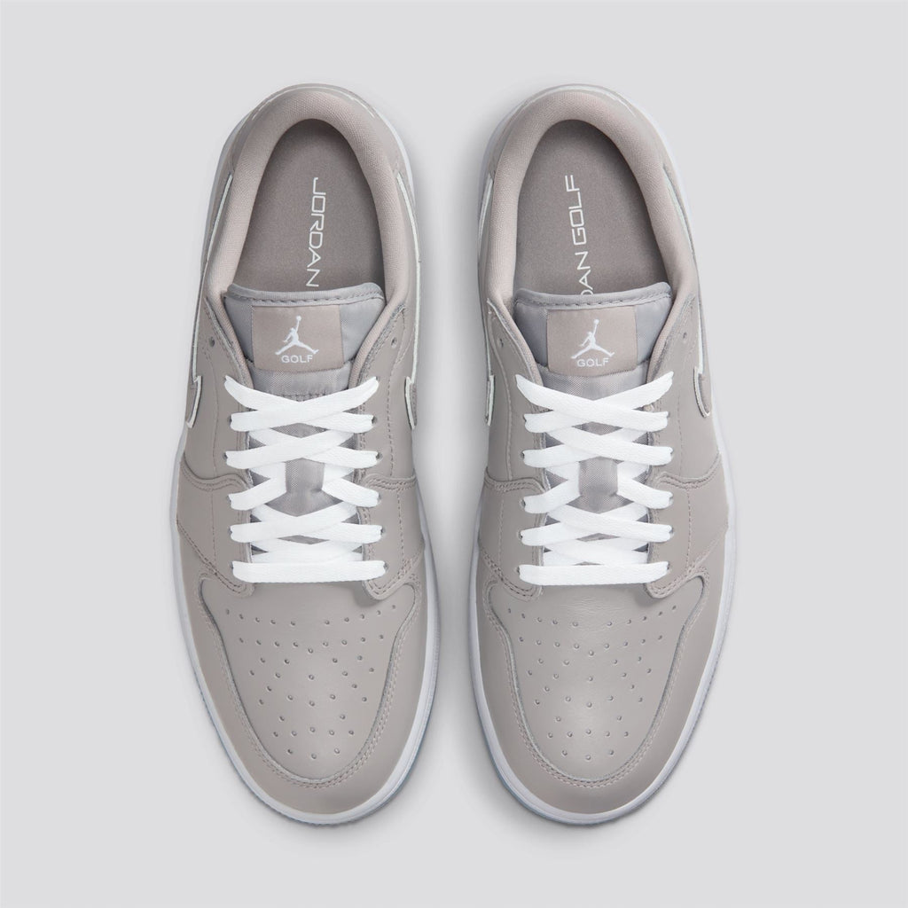 Air Jordan 1 Low Spikeless Golf Shoe Medium Grey/White/Blue Tint