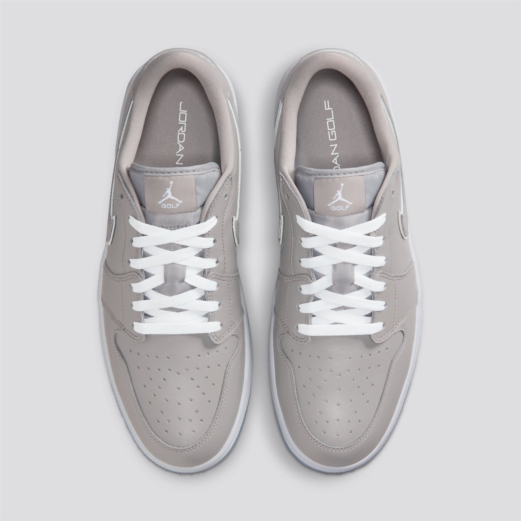 Air Jordan 1 Low Spikeless Golf Shoe Medium Grey/White/Blue Tint