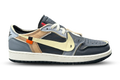 Jordan 1 Low OG EX ‘Off-White Inspired’ Black Smoke Grey (Handcrafted Custom)